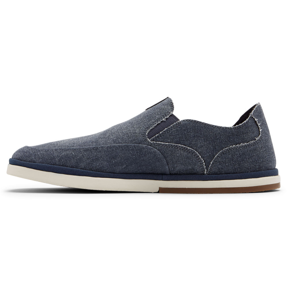 Rockport Mens Austyn - Slip-On Navy - XZT609247